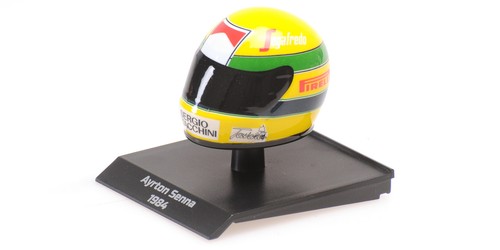 Minichamps casco ayrton - minichamps, 1:10
