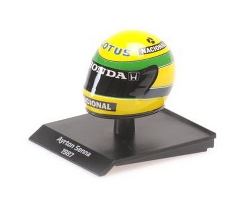 Helmet ayrton senna 1987 lotus - helmet,