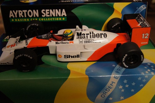 Ayrton senna minichamps mp4 - senna,