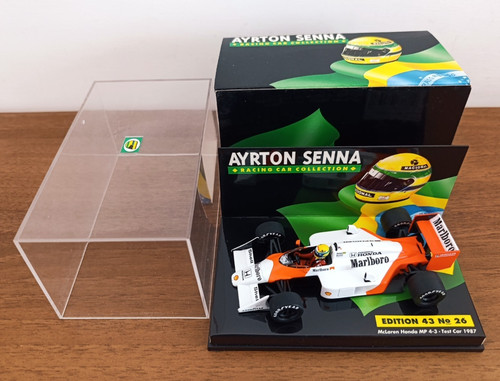 Minichamps 43 ayrton - f1,